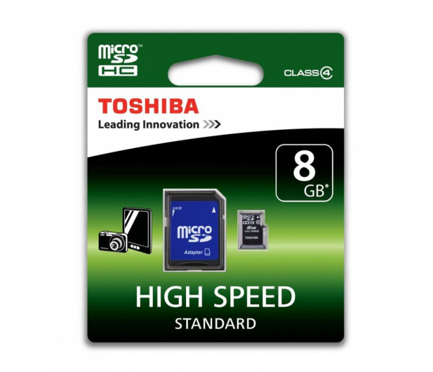 Toshiba 8GB microSDHC + adapter SD - 270507 - zdjęcie 2